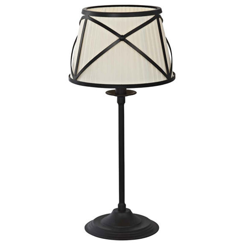 Настольная лампа с абажуром Provence Lampshade Light Brown Table Lamp Бежевый Коричневый в Воронеже | Loft Concept 