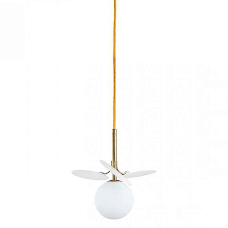 Подвесной светильник MATISSE Pendant One White Золотой Белый в Воронеже | Loft Concept 