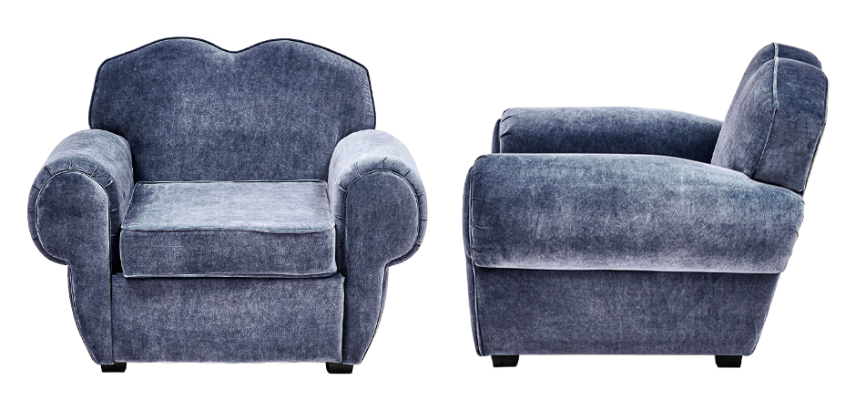 Кресло Braganza Chair Dusty Blueberry Кресло Braganza Chair Dusty Blueberry - Loft-Concept в Воронеже