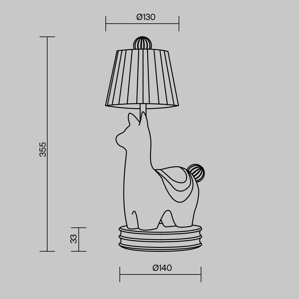 Настольный светильник Senor Alpaca 3000К 7Вт в Воронеже