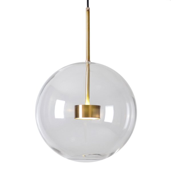 Подвесной светильник Suspension LED design BUBBLE LAMP 1 Латунь Прозрачное Стекло в Воронеже | Loft Concept 