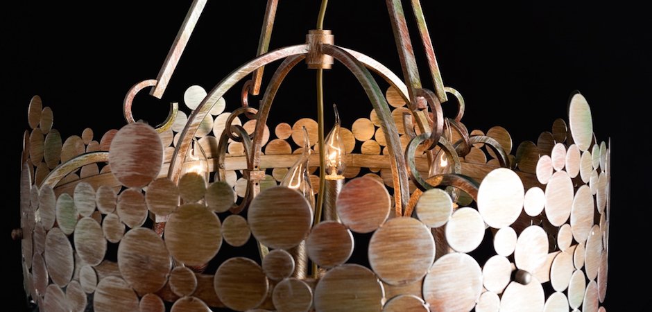 Люстра Round Iron Shod Chandelier Люстра Round Iron Shod Chandelier - Loft-Concept в Воронеже