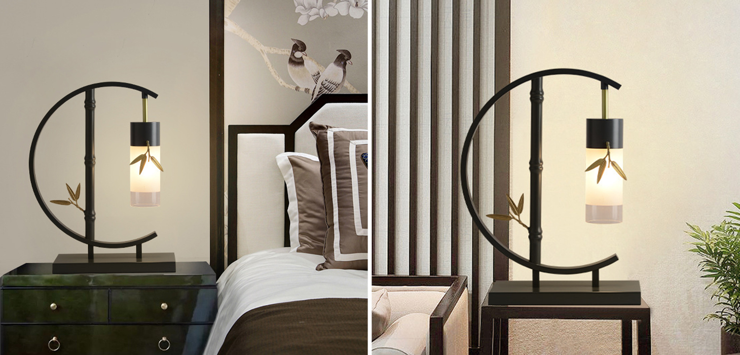Настольная лампа Bamboo Chinese Style Modern Table Lamp - фото