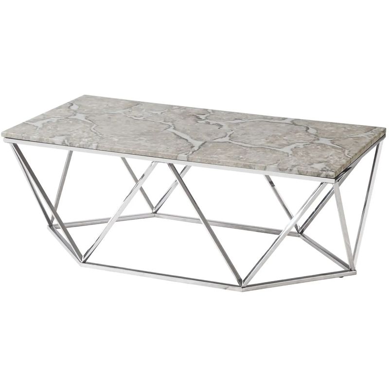 Кофейный столик Kovaldzhi Collection Frame Geometry Silver Бежево-серый Белый Мрамор Bianco Серебряный Кофейный столик Kovaldzhi Collection Frame Geometry Silver Бежево-серый Белый Мрамор Bianco Серебряный в Воронеже | Loft Concept