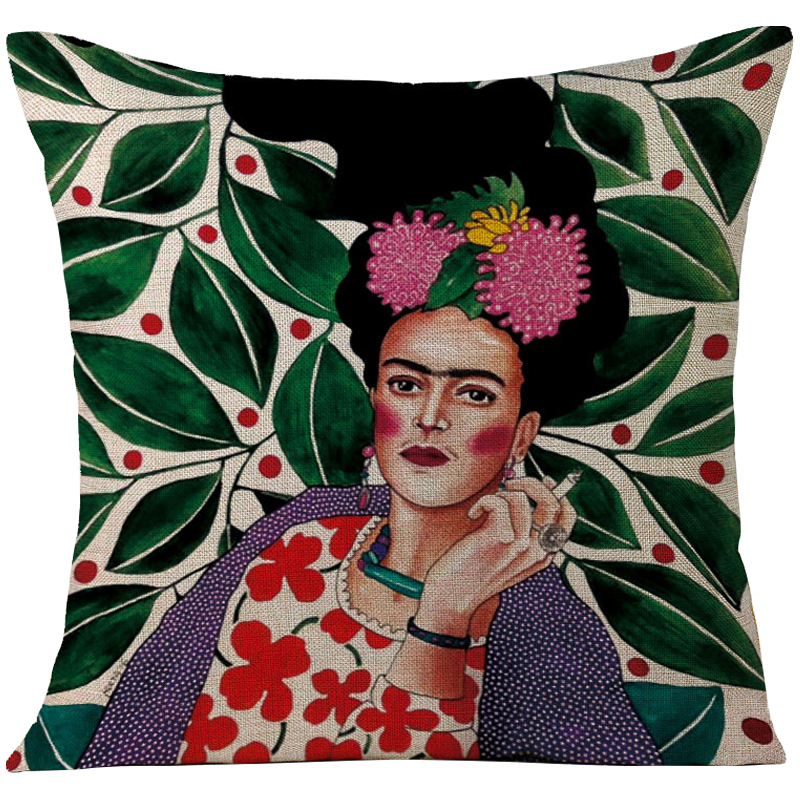 Декоративная подушка Frida Kahlo 13 Мульти в Воронеже | Loft Concept 