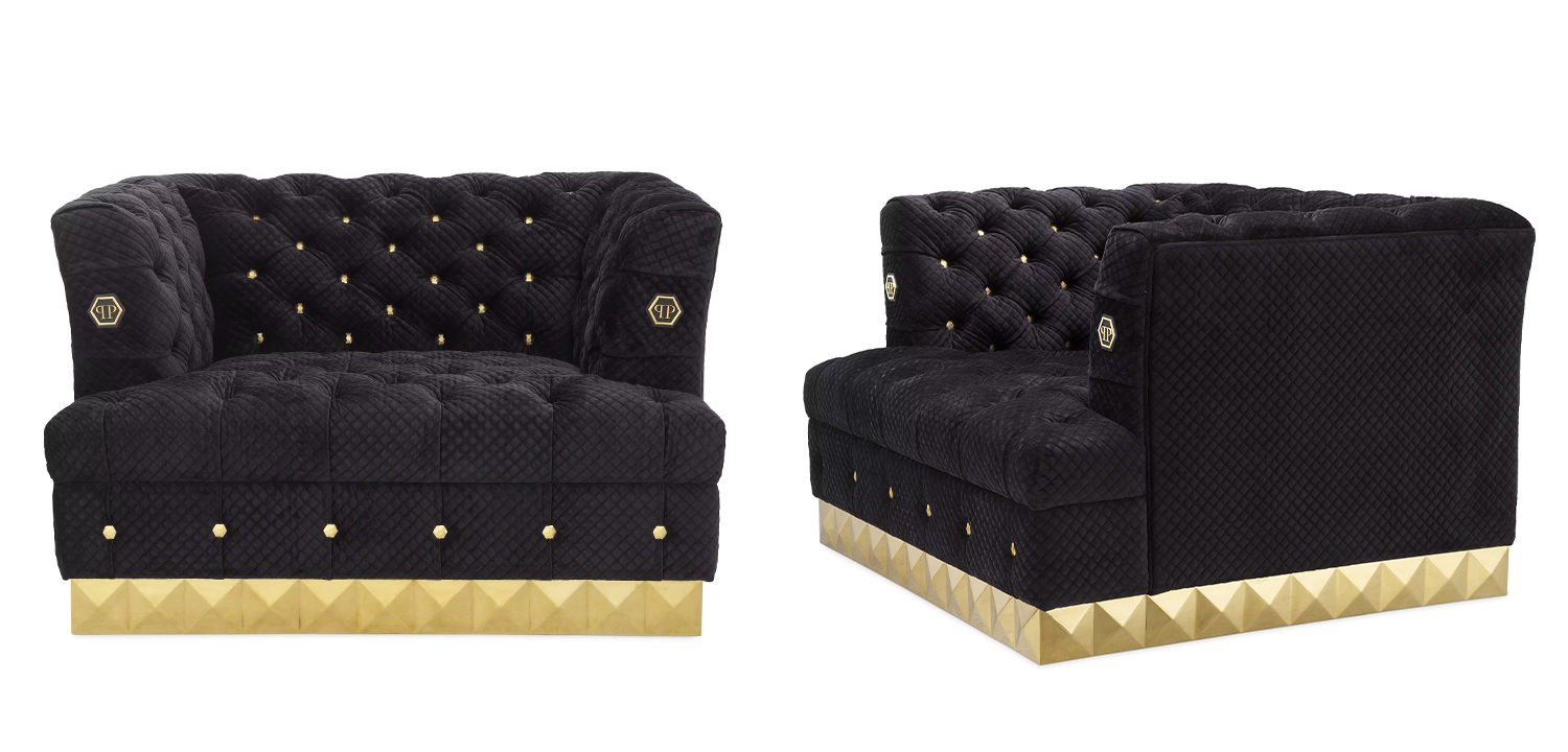 Кресло Philipp Plein Chair Rockstud - фото №1