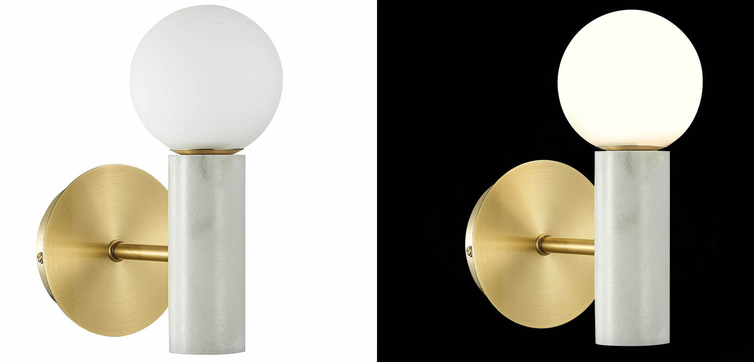 Бра Lansing white - фото