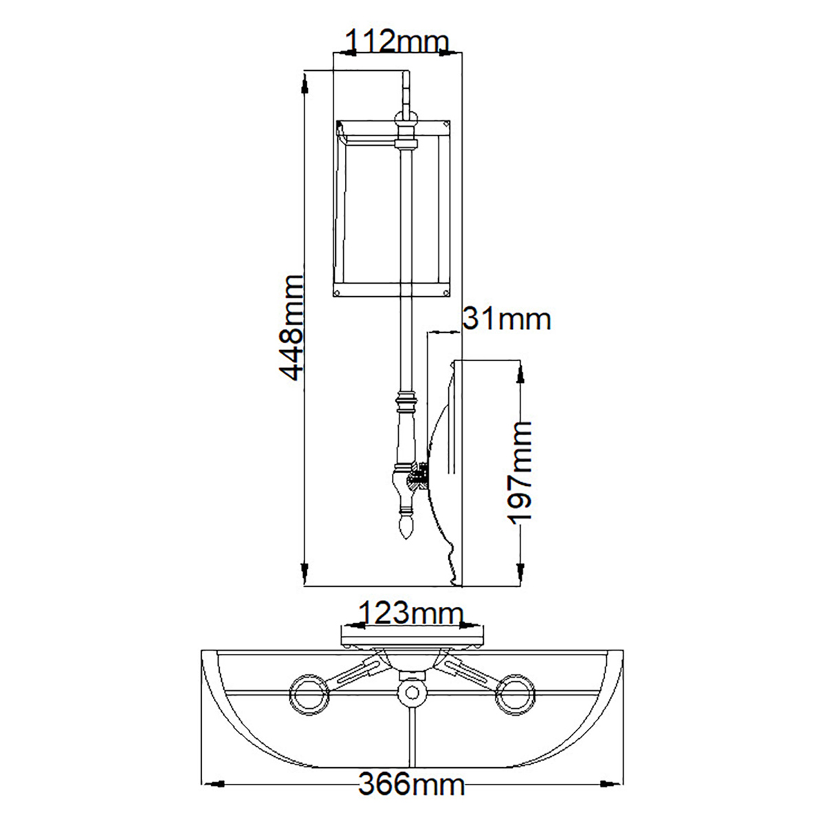 Бра с 2-мя бежевыми абажурами в классическом стиле Hinkley в Воронеже