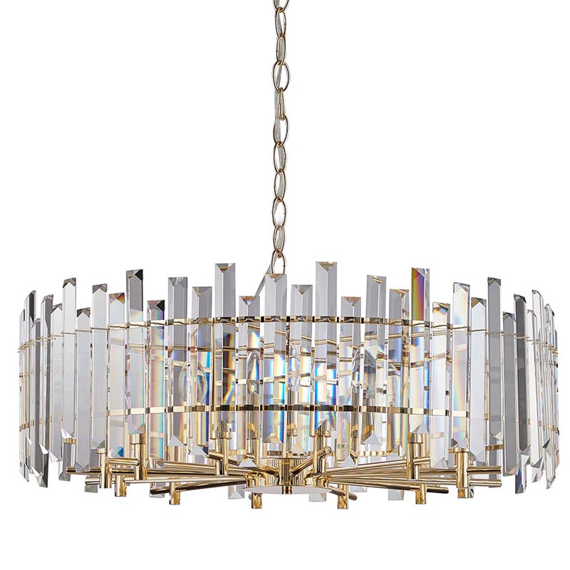 Люстра Langley Chandelier gold 80 Золотой Прозрачный в Воронеже | Loft Concept 