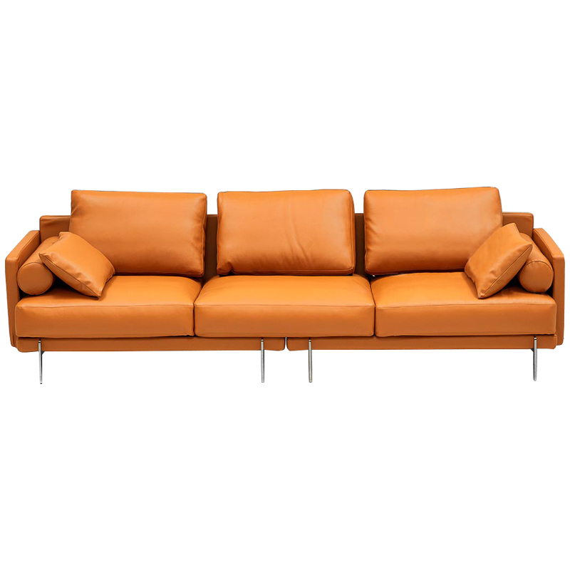 Диван Mosley Orange Sofa Оранжевый Оранжевый в Воронеже | Loft Concept 