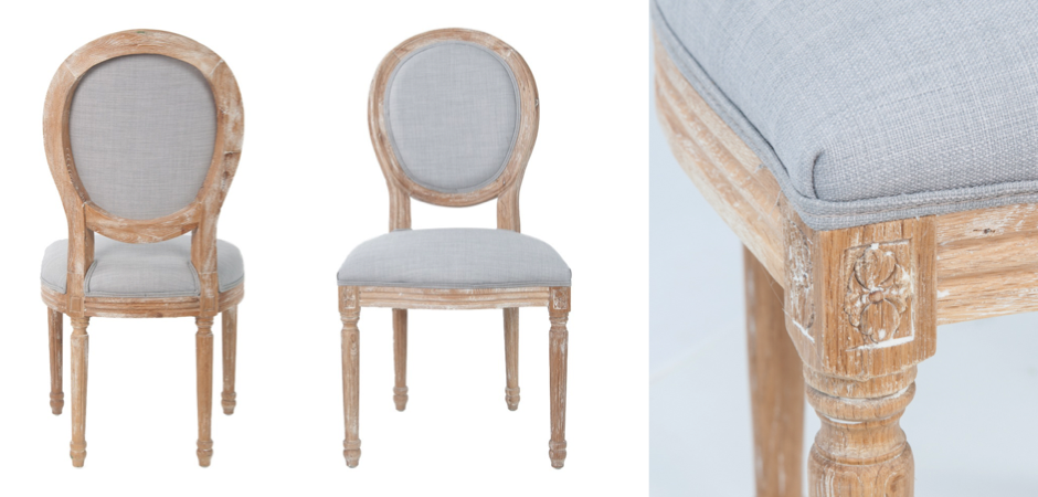 Стул French chairs Provence Light grey Chair Стул French chairs Provence Light grey Chair - Loft-Concept в Воронеже