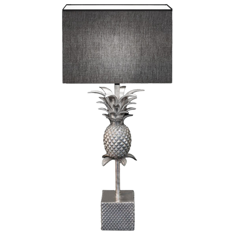 Настольная лампа LAMPTABLE PINEAPPLE STRAIGHT Gray Серый Серебряный в Воронеже | Loft Concept 