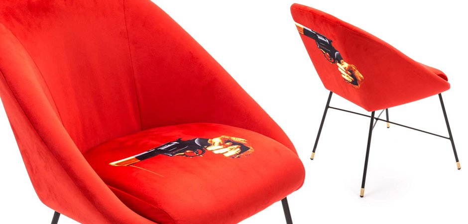 Полукресло Seletti Padded Chair Revolver Полукресло Seletti Padded Chair Revolver - Loft-Concept в Воронеже