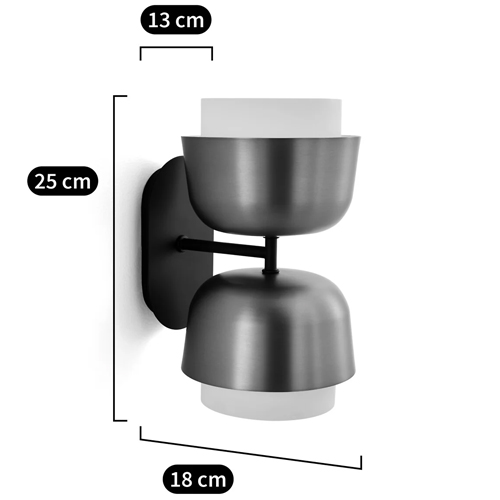Бра из металла с 2-мя плафонами Wilona Duo Wall Lamp Бра из металла с 2-мя плафонами Wilona Duo Wall Lamp в Воронеже