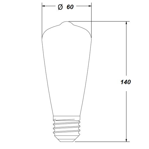 Лампочка Loft Edison Retro Bulb №1 в Воронеже