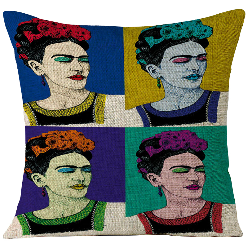 Декоративная подушка Frida Kahlo 12 Мульти в Воронеже | Loft Concept 