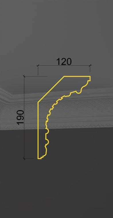 Карниз с орнаментом KO-23 в Воронеже