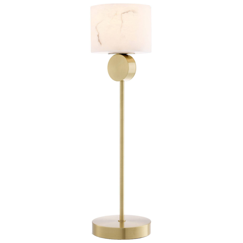 Настольная лампа Eichholtz Table Lamp Etruscan Латунь Белый в Воронеже | Loft Concept 