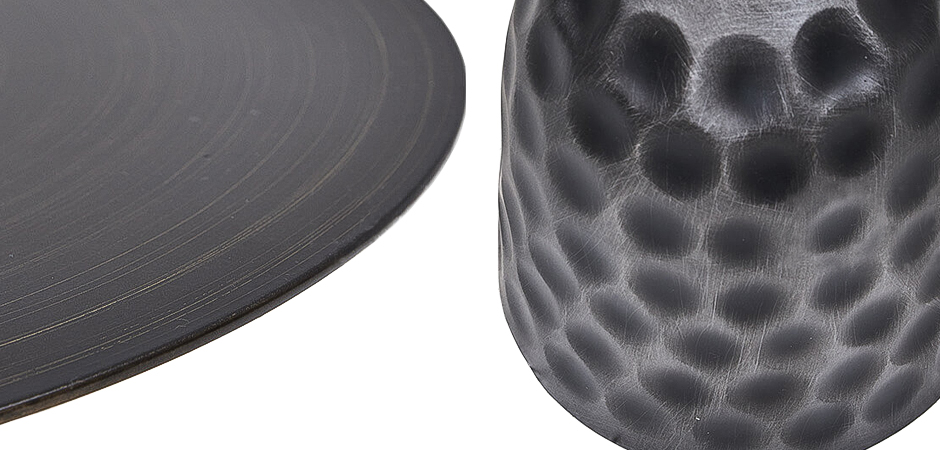 Приставной стол Cluster Surface Dark Nickel Side Table Приставной стол Cluster Surface Dark Nickel Side Table - Loft-Concept в Воронеже