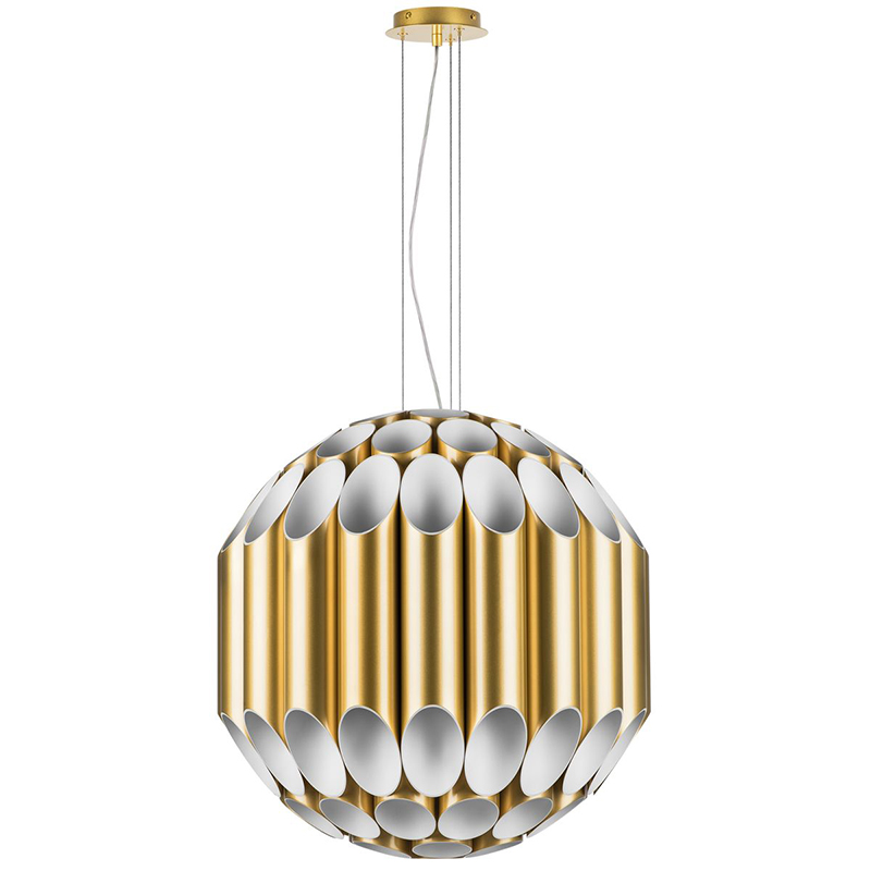 Люстра Garbi Gold Pipe Organ Chandelier 80 Золотой Белый в Воронеже | Loft Concept 