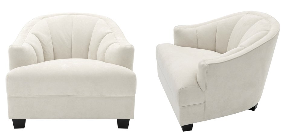 Кресло Eichholtz Chair Polaris Ecru Кресло Eichholtz Chair Polaris Ecru - Loft-Concept в Воронеже