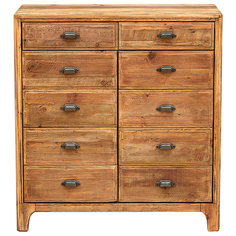 Комод из массива сосны в стиле лофт Pauley Loft Chest of Drawers Древесина Металлик винтаж Комод из массива сосны в стиле лофт Pauley Loft Chest of Drawers Древесина Металлик винтаж в Воронеже | Loft Concept