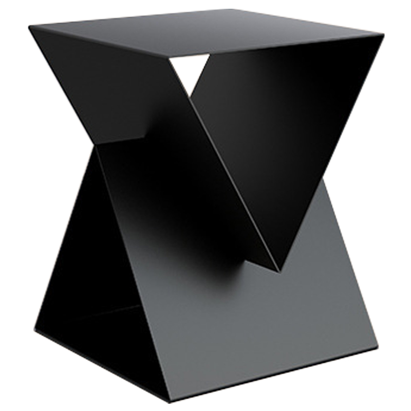 Приставной стол Two Triangles Black Side Table Черный в Воронеже | Loft Concept 