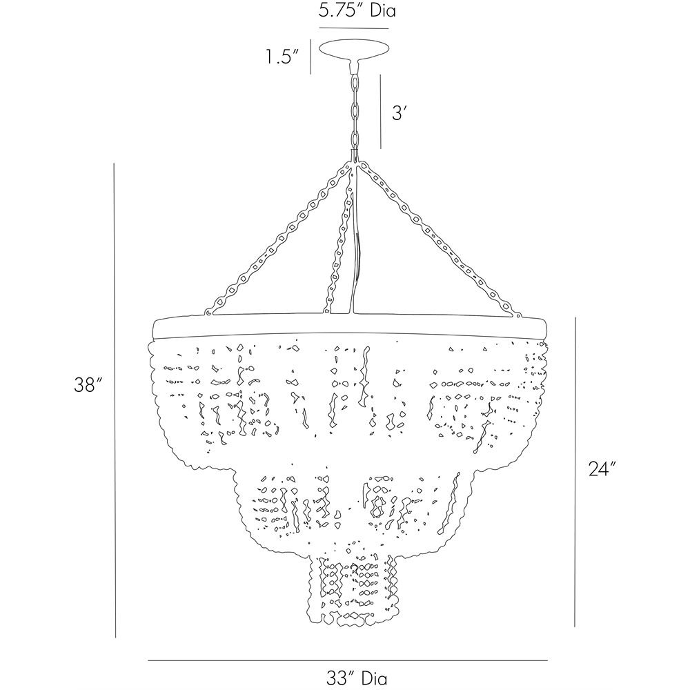 Люстра Arteriors CHAPPELLET CHANDELIER в Воронеже