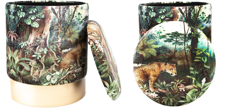 Пуф PUF Jungle Print lynx Пуф PUF Jungle Print lynx - Loft-Concept в Воронеже