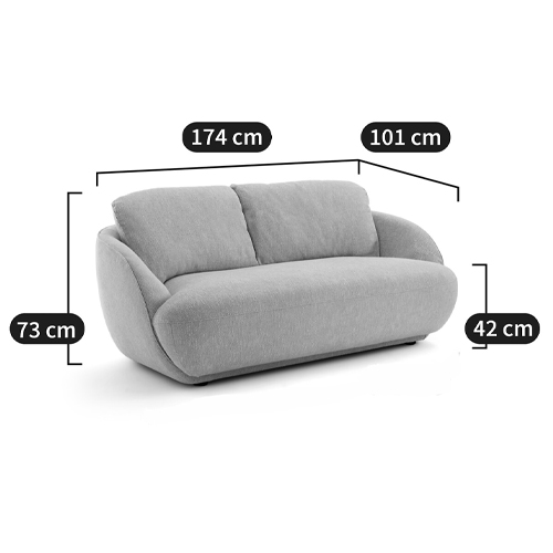 Двухместный диван Halle Green Sofa в Воронеже