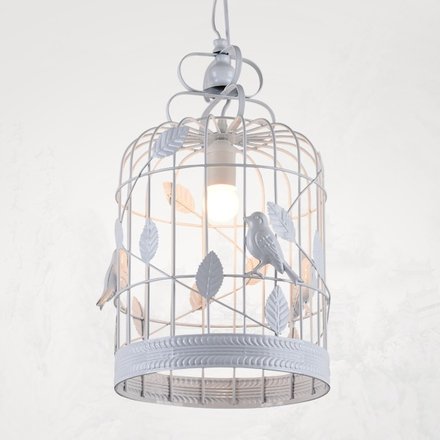 Подвесной светильник BIRDCAGE CHANDELIER Белый в Воронеже | Loft Concept 