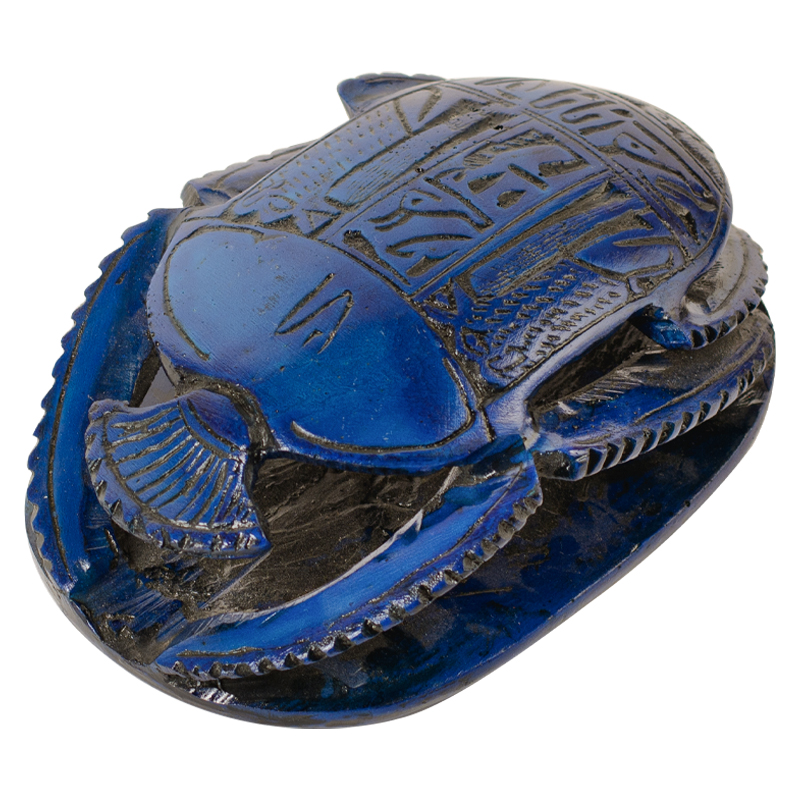 Статуэтка Скарабей Scarab Beetle blue Синий Статуэтка Скарабей Scarab Beetle blue Синий в Воронеже | Loft Concept