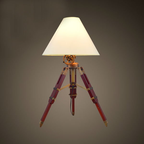 Настольная лампа Table Standing Lamp Red Бургундский красный в Воронеже | Loft Concept 