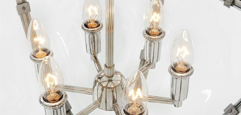 Люстра Lantern Residential Nickel L - фото №2