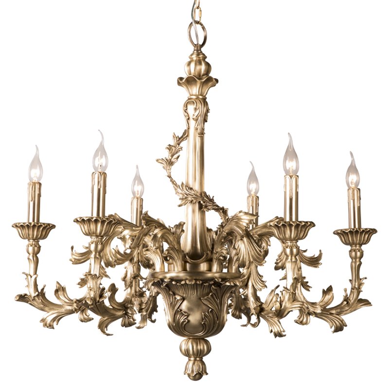 Люстра Baroque Chandelier Латунь в Воронеже | Loft Concept 