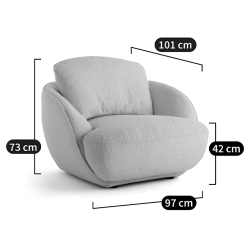 Полукруглое мягкое кресло Halle Green Armchair в Воронеже