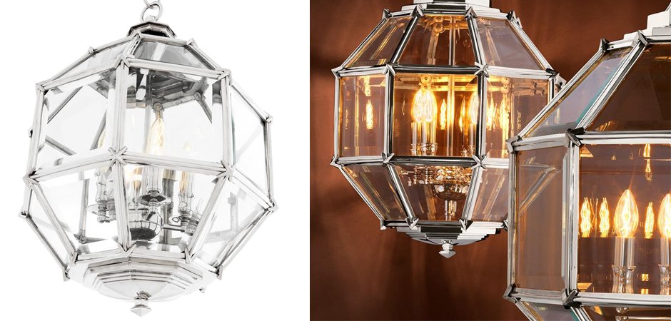 Люстра Lantern Owen Nickel S - Loft-Concept в Воронеже