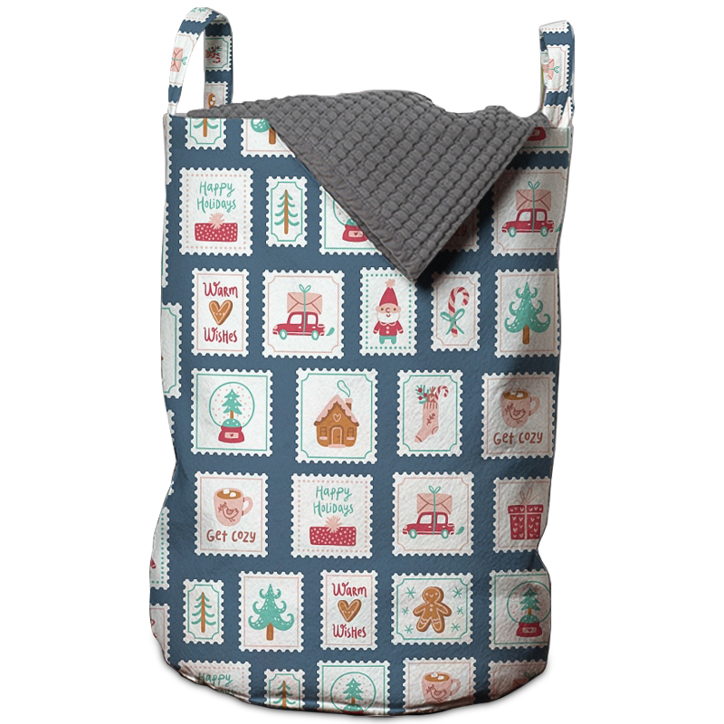 Корзина New Year Postage Stamps Basket Мульти Корзина New Year Postage Stamps Basket Мульти в Воронеже | Loft Concept