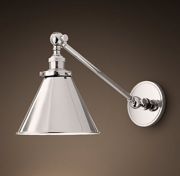 Бра 20TH C Library Single Sconce silver  в Воронеже | Loft Concept 