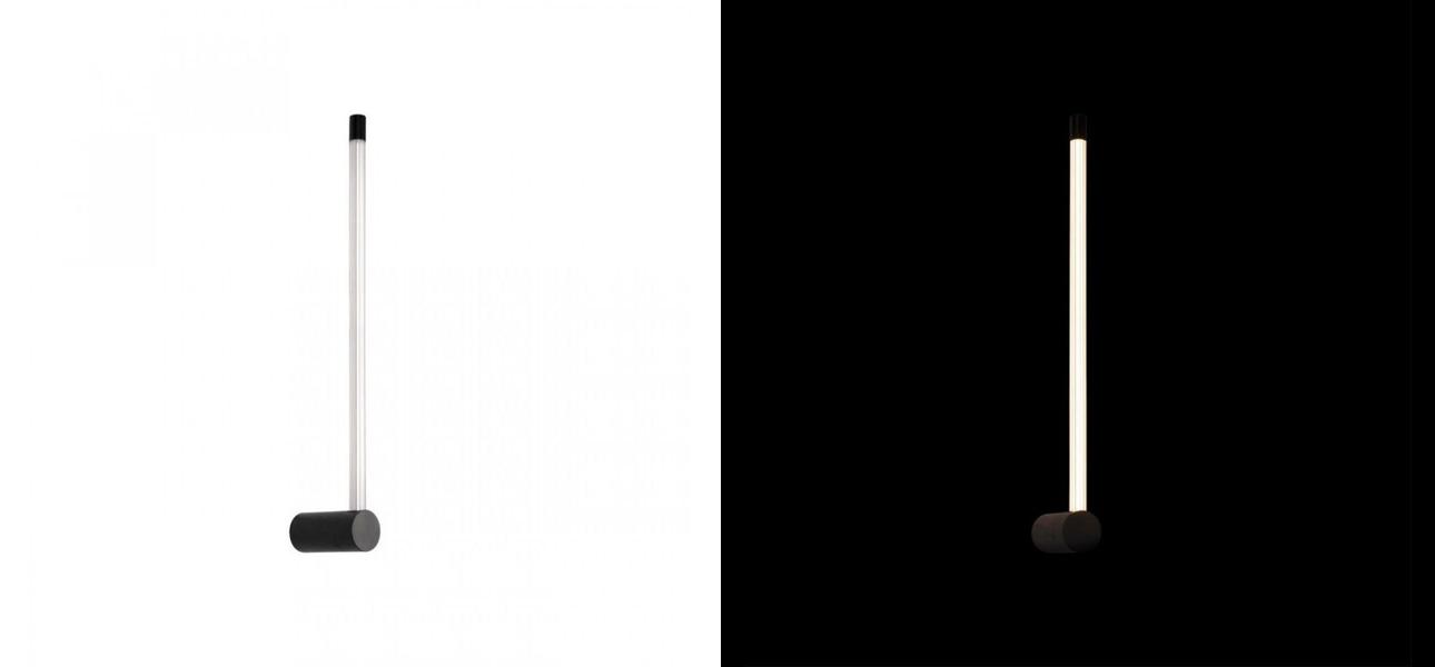 Бра светодиодное Trumpet Tube Black White bottom - фото №1
