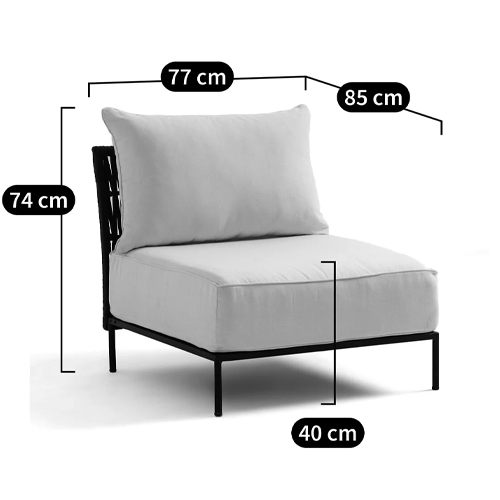 Уличное кресло Alaric Armchair Beige Уличное кресло Alaric Armchair Beige в Воронеже