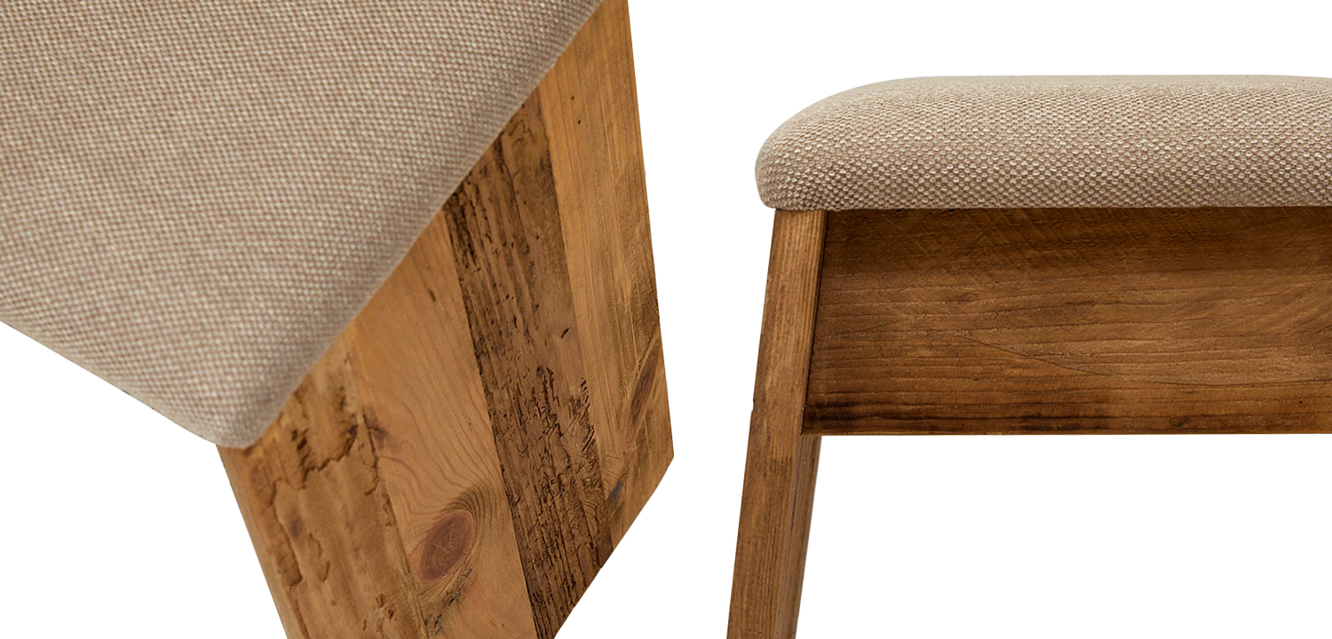 Пуф деревянный Aime Wood Pouf - фото №1