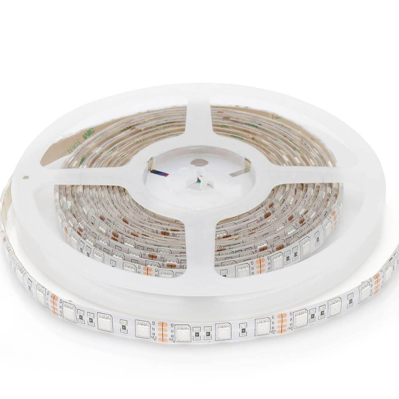 Светодиодная влагозащищенная лента 14,4W/m 60Led/m 5050SMD разноцветная 1M Белый в Воронеже | Loft Concept 