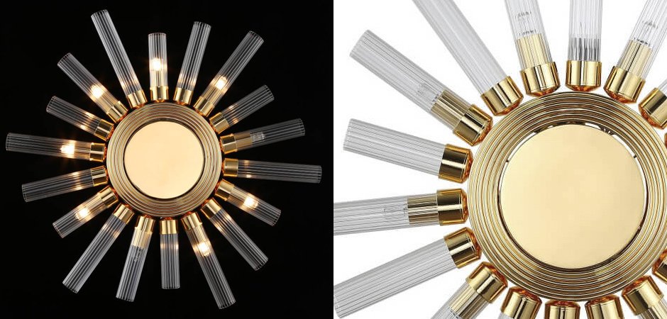 БРА Art Deco Sun Light Ceiling БРА Art Deco Sun Light Ceiling - Loft-Concept в Воронеже