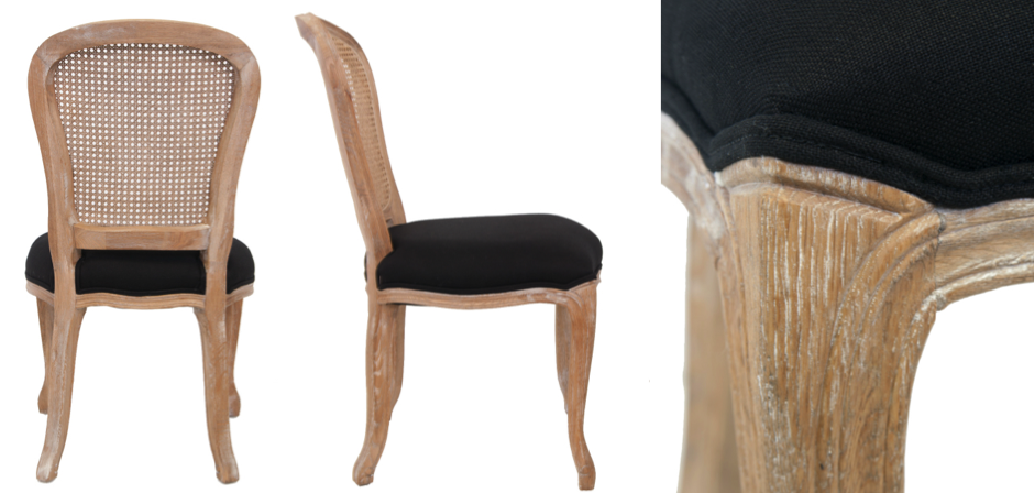 Стул French chairs Provence Neman Black Rattan Chair Стул French chairs Provence Neman Black Rattan Chair - Loft-Concept в Воронеже