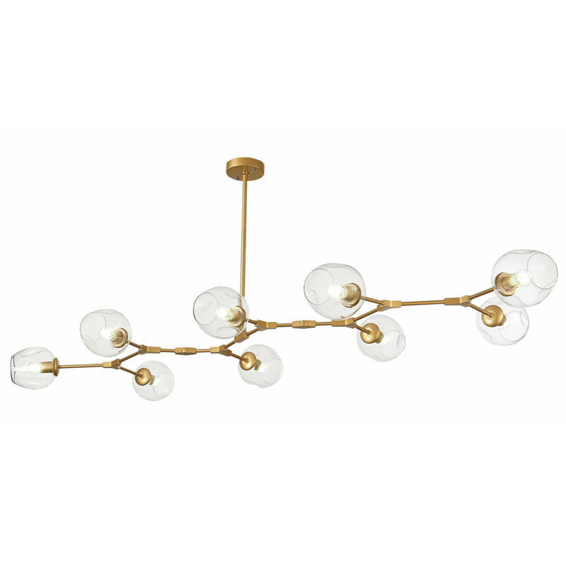 Люстра Branching Bubble Chandelier 9 gold Золотой в Воронеже | Loft Concept 