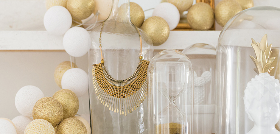 Гирлянда хлопковые фонарики Сotton Ball Shell-Gold - Loft-Concept в Воронеже