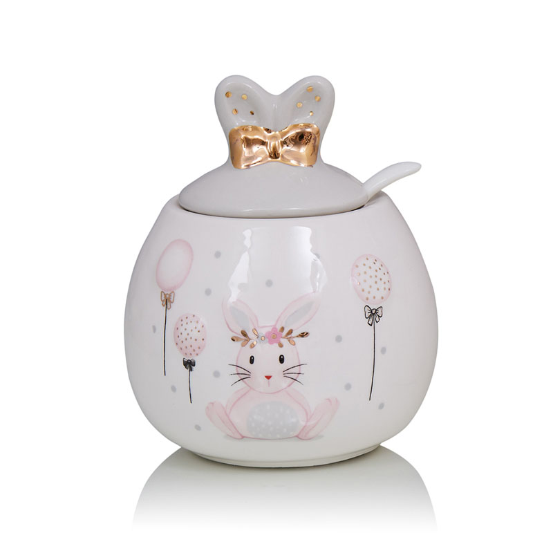 Ваза Kids Vase Bunny III Розовый пастельный Серый в Воронеже | Loft Concept 