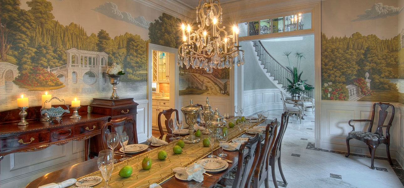 Обои ручная роспись English Landscape Special Colourway on scenic paper 2 - фото №1