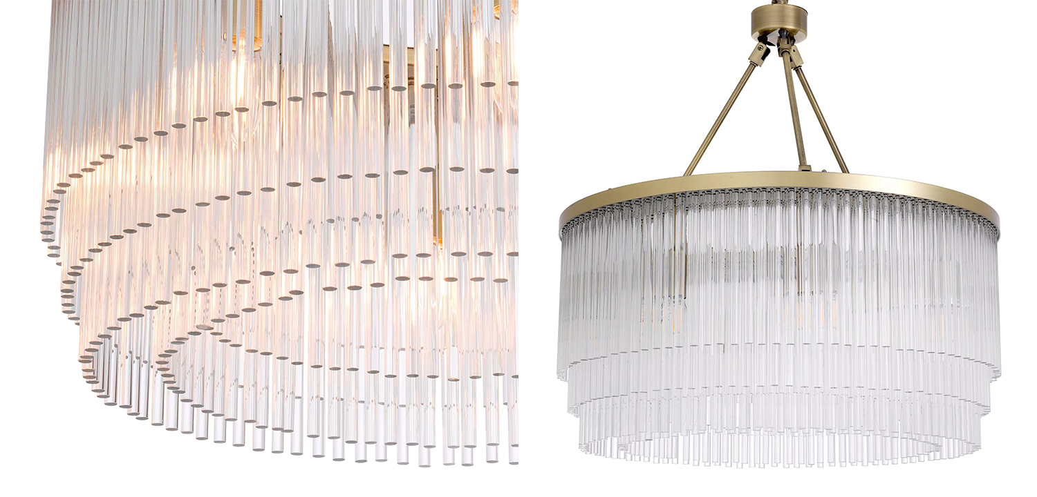 Люстра Eichholtz Hector S Brass - фото